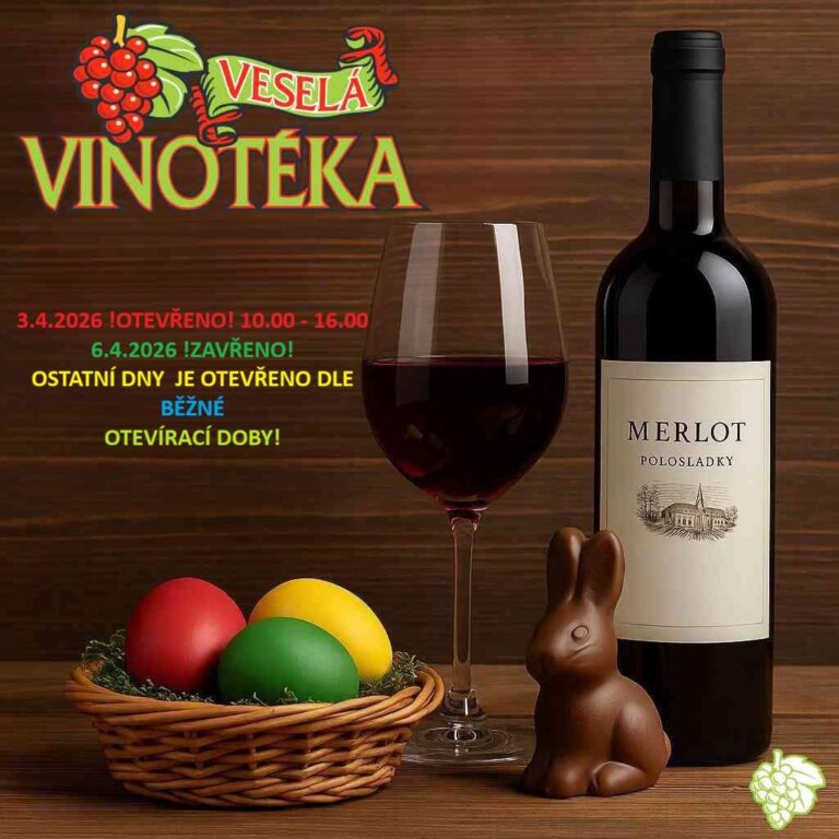 Otevírací doba na Velikonoční svátky!